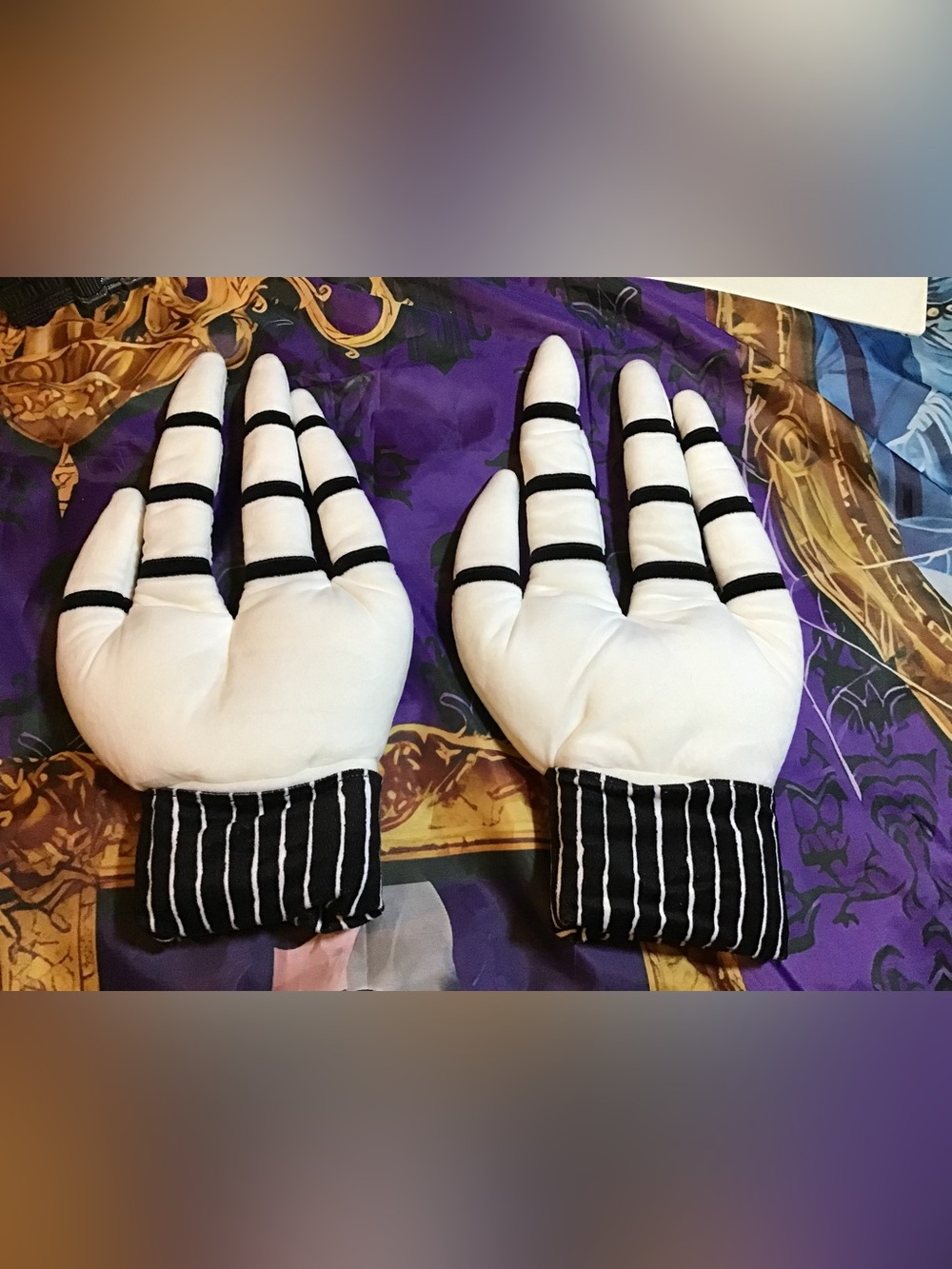 Disney parks Jack skellington gloves nightmare before Christmas